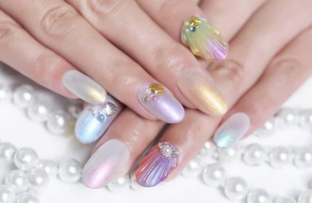 3D Summer Shell  Nails| BORN PRETTY img