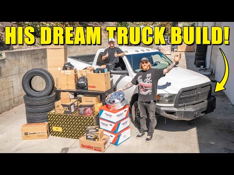 Surprising My Best Friend with His DREAM BUILD! - Full Transformation Ram 3500 img