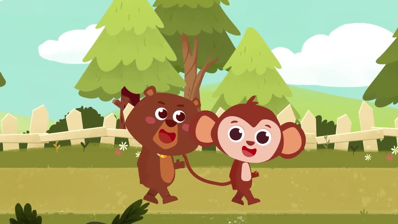 Every time the weasel pops, a new color appears! A fun and surprising way to learn colors with a classic kids' song.