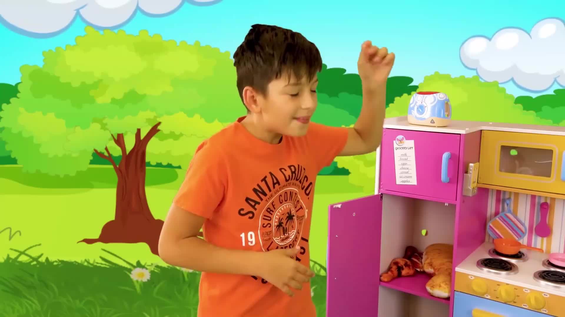 Time to go to school! But first, Sasha and Max need to find their colorful backpacks. A fun song about getting ready and learning colors.