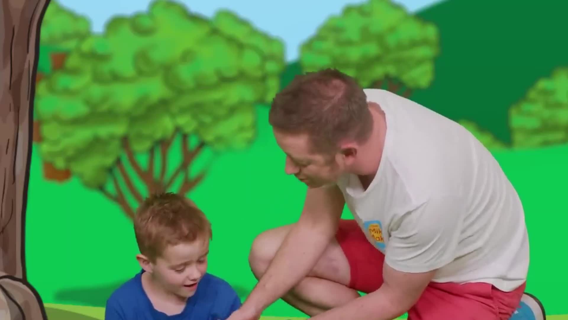 Join a father and son as they use Play-Doh and toy blocks to build a small town, sharing a special moment of creative playtime.
