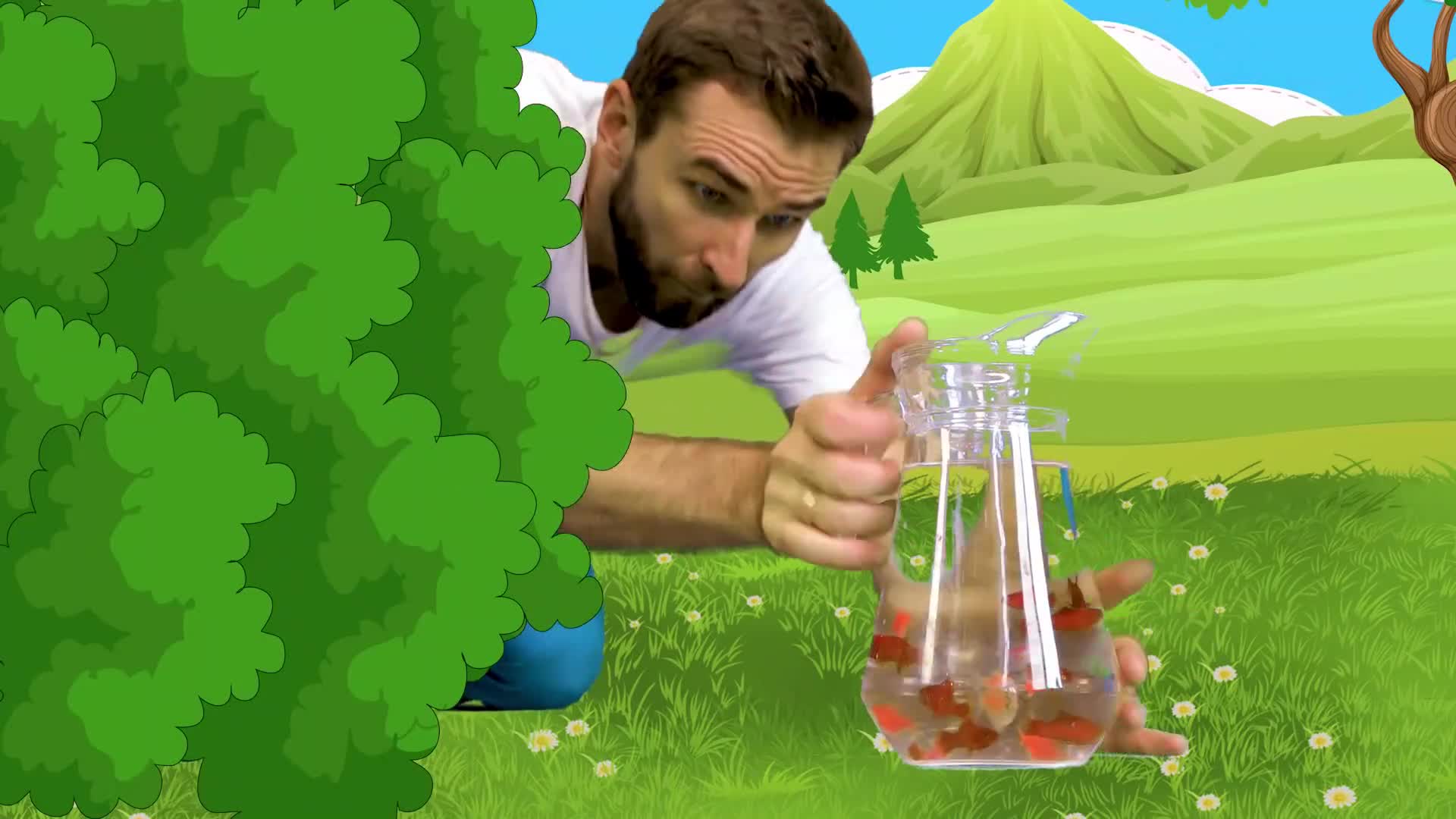 Red fish, blue fish, yellow fish! Learn your colors by catching all the different fish in this fun water toy game.